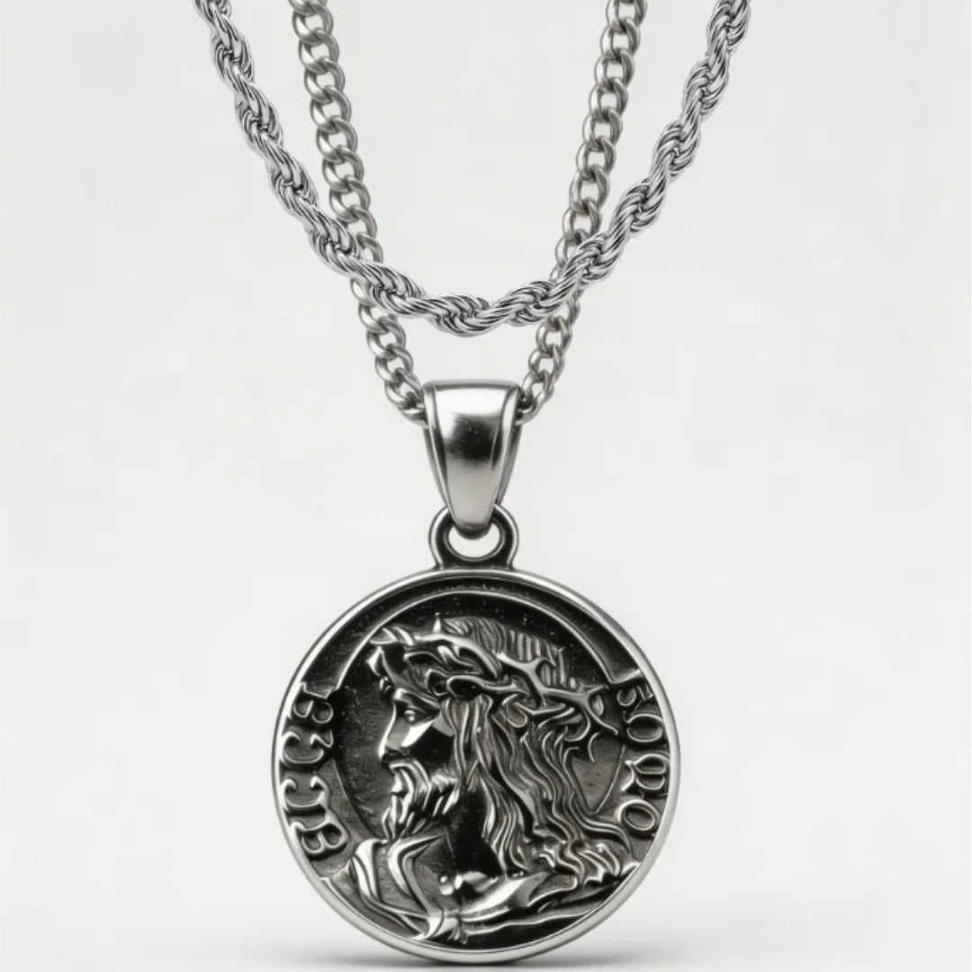 JESUS QUARTER NECKLACE