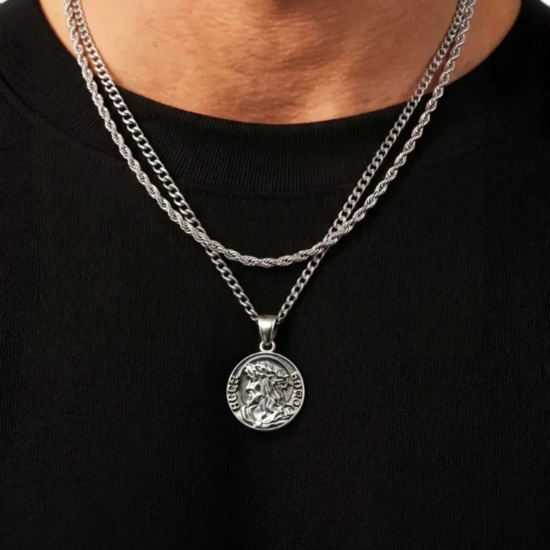 JESUS QUARTER NECKLACE