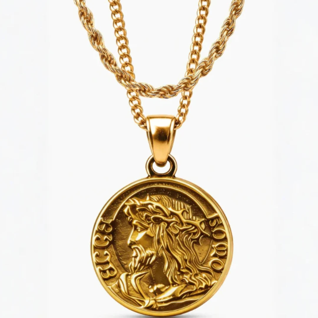 JESUS QUARTER NECKLACE